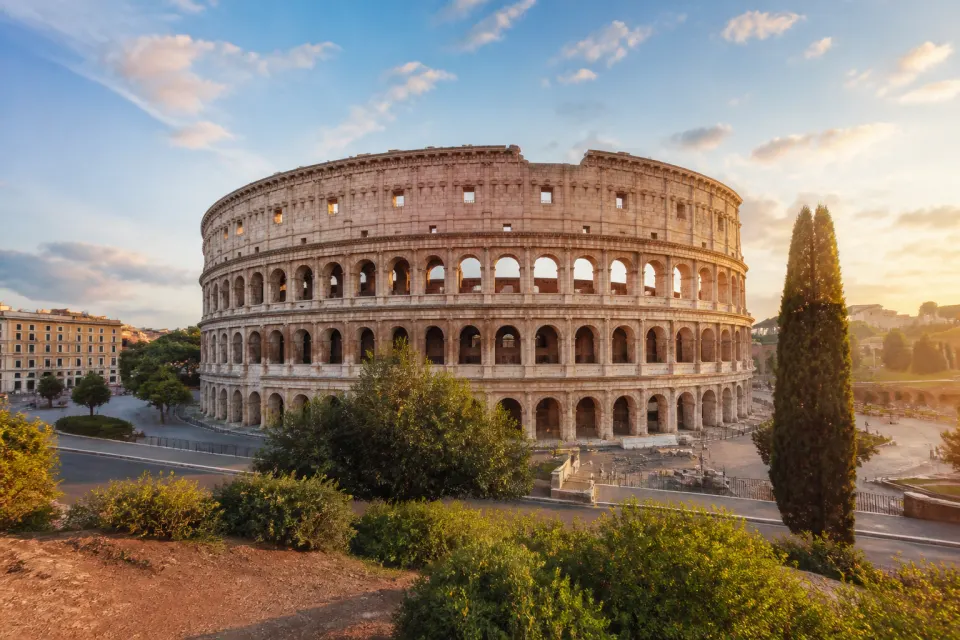 The Colosseum in Rome, Italy