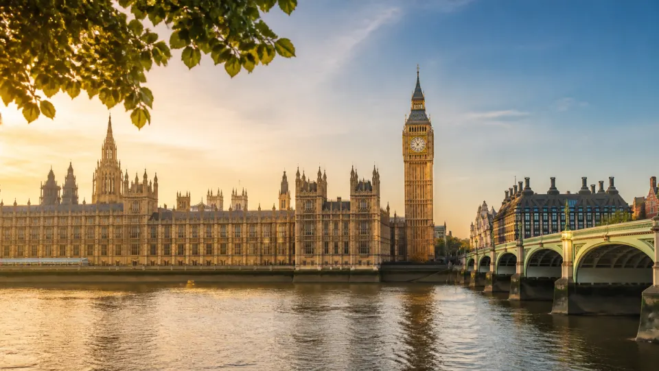Big Ben and the Palace of Westminster in London, United Kingdom